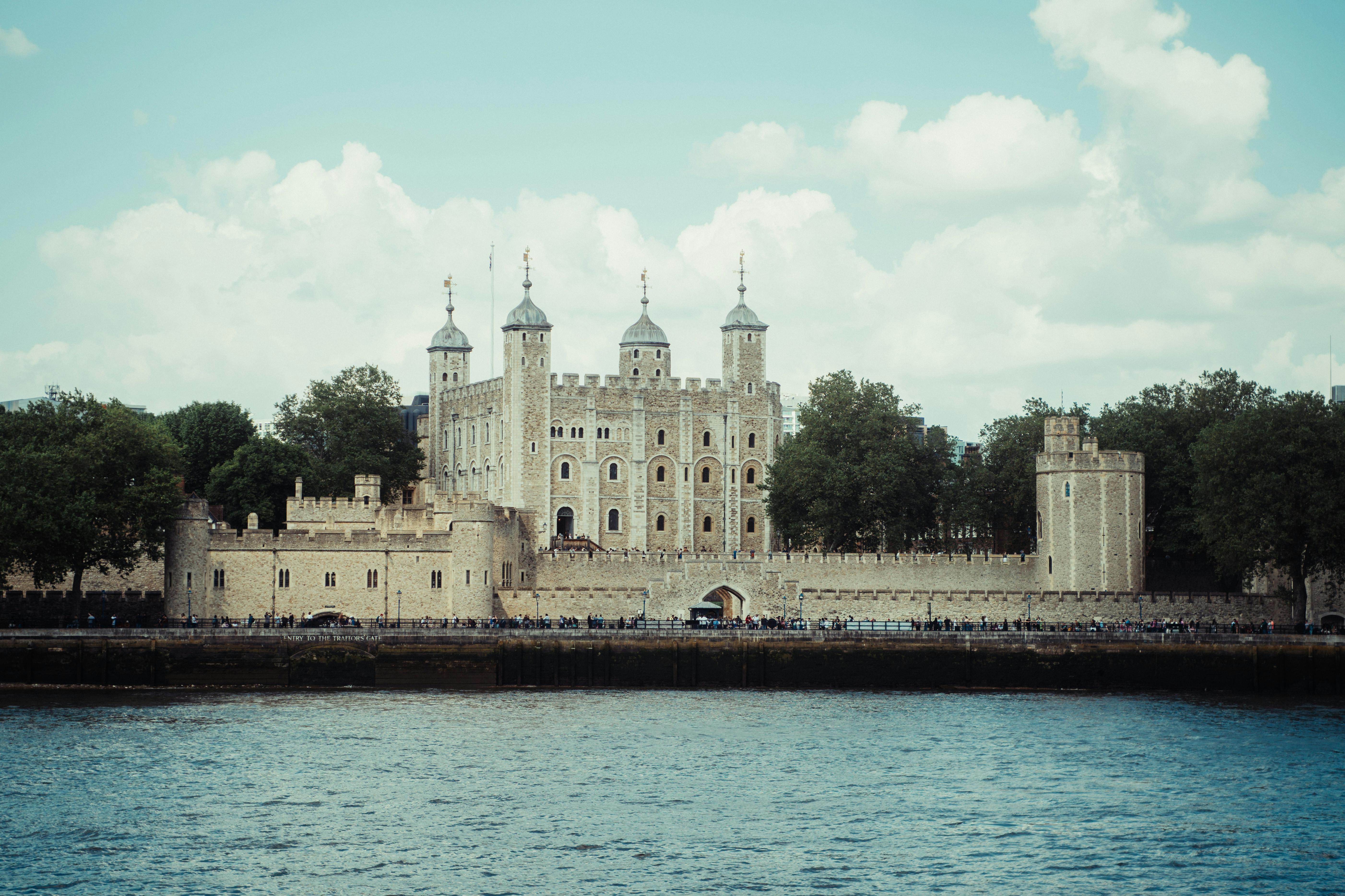 tower of london from the river thames