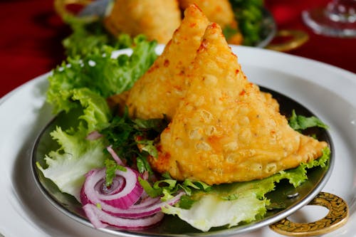 Free Close-Up Photo of Fried Food on Saucer Stock Photo