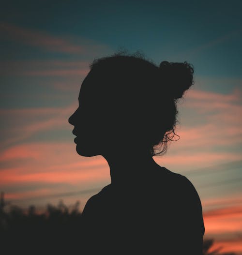 Free Silhouette Photo of Person During Golden Hour Stock Photo