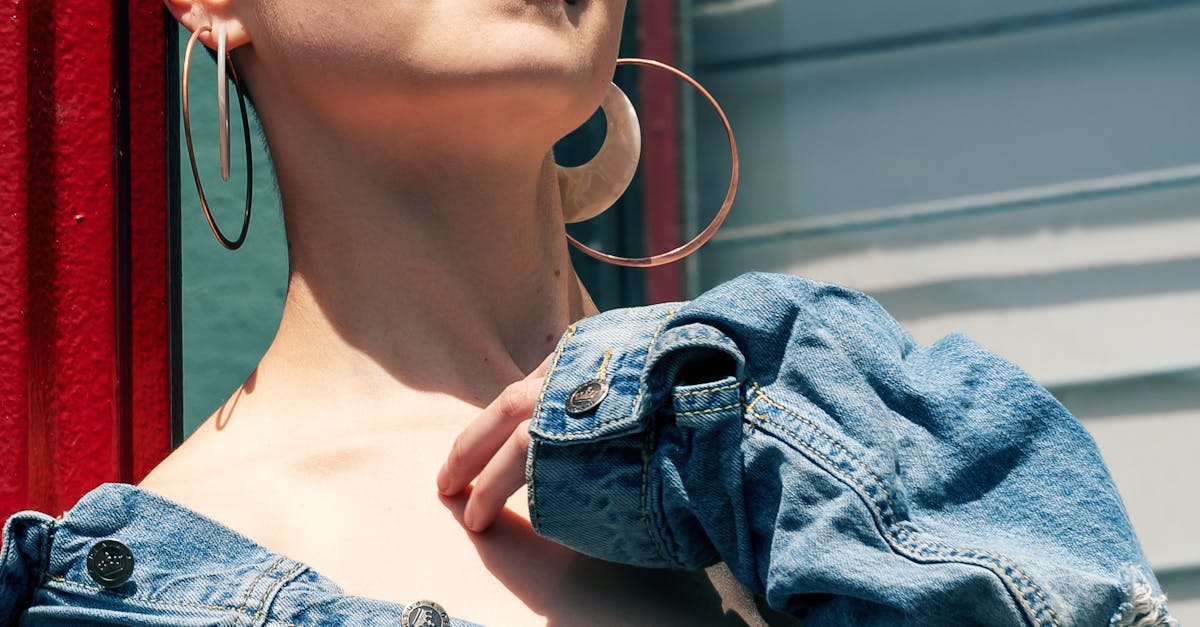 Photo of Woman Wearing Denim Jacket