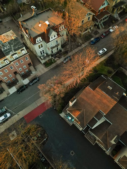 Aerial Shot of Neighborhood Cincinnati 