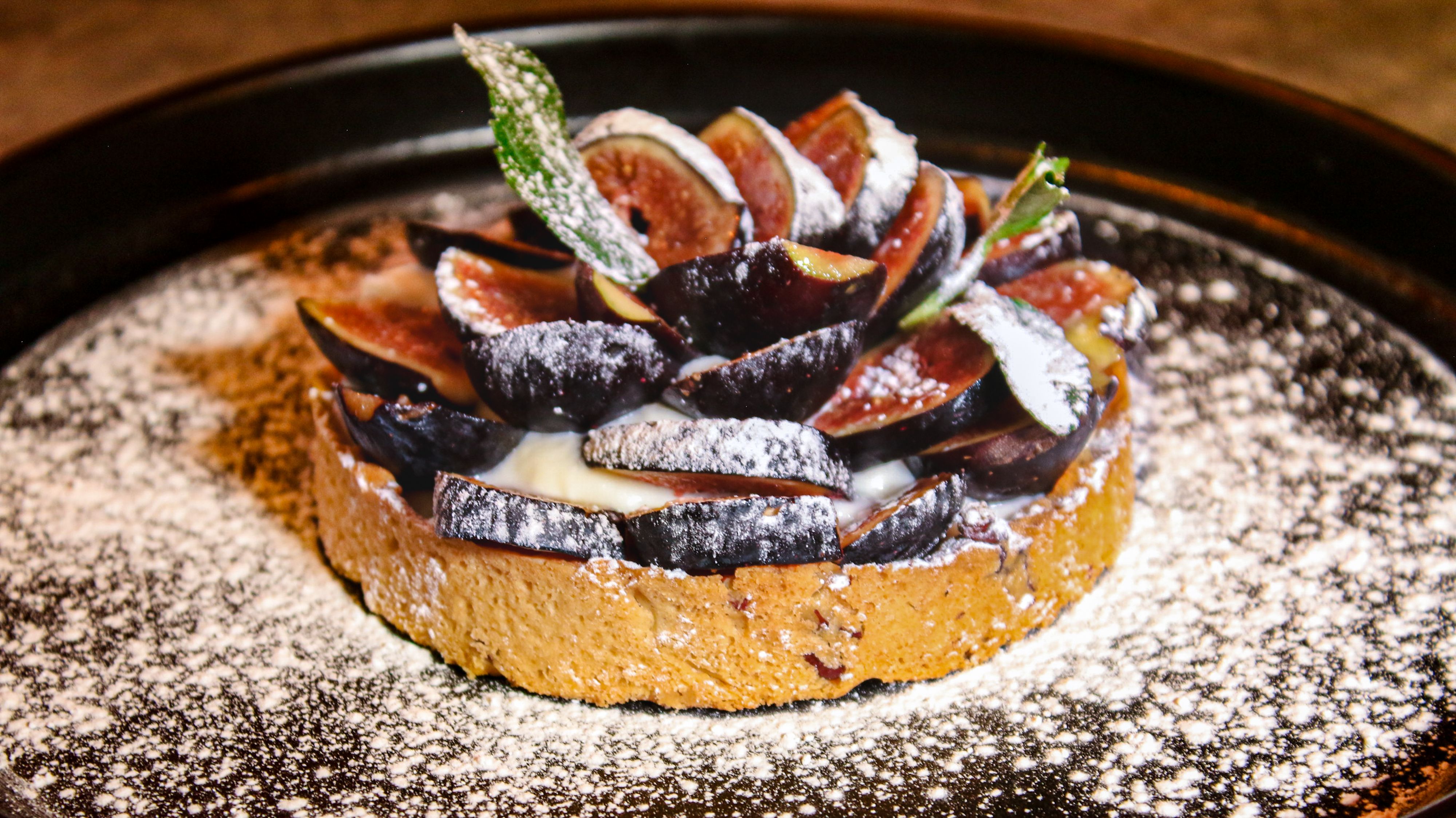 Berry-Swirled Tart with a Berry Compote