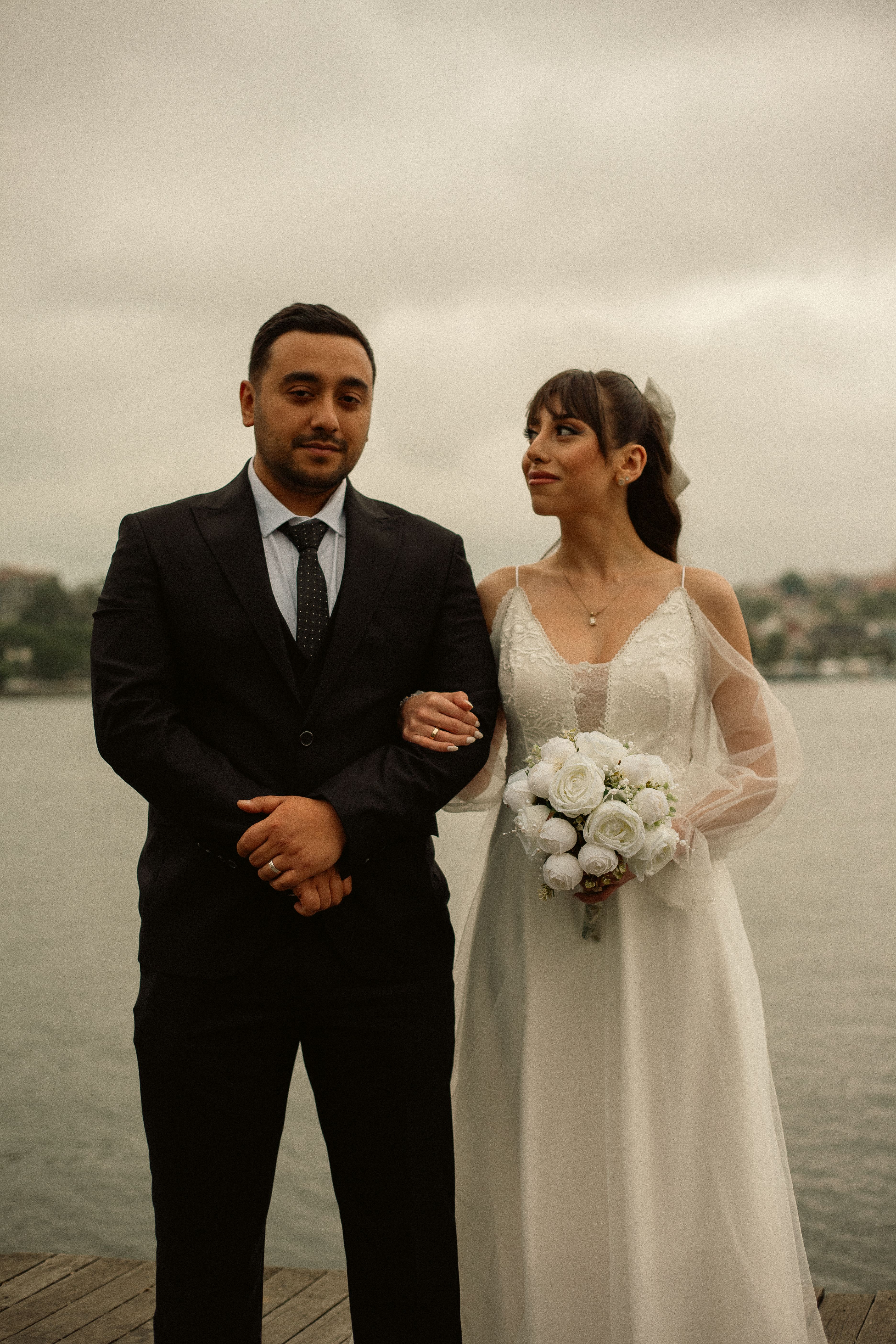 Portrait of Newlyweds · Free Stock Photo