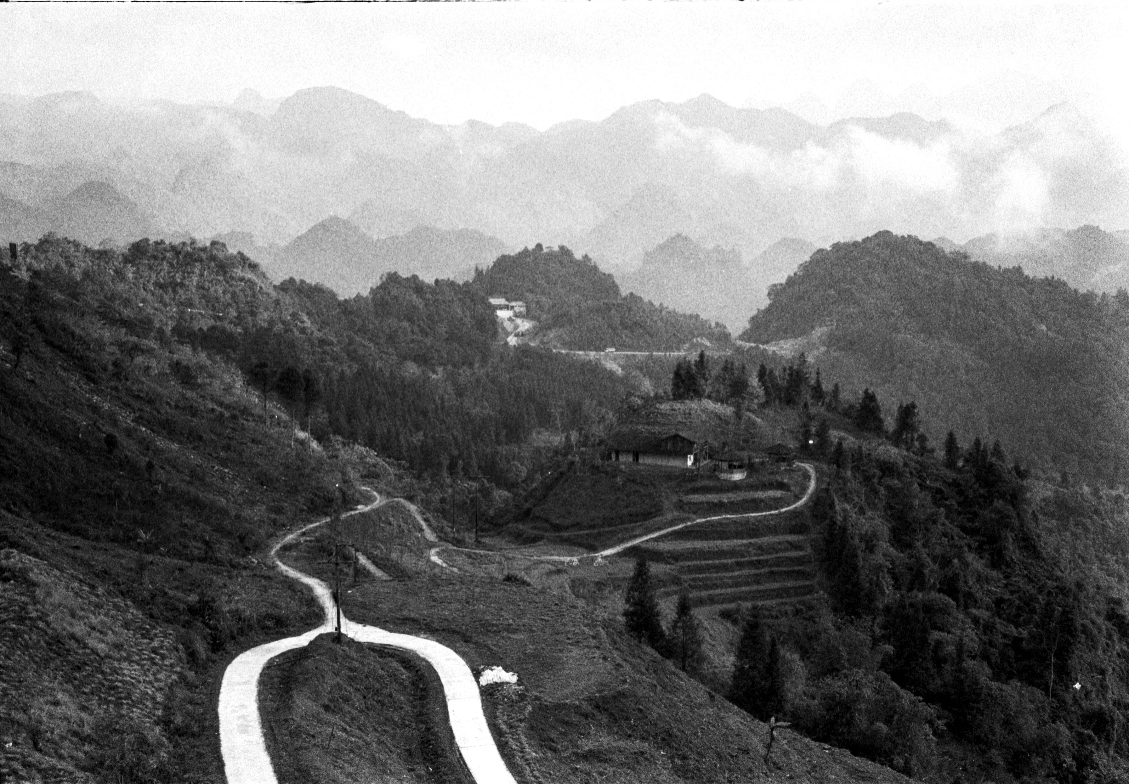 Rocky Mountains in Black and White · Free Stock Photo