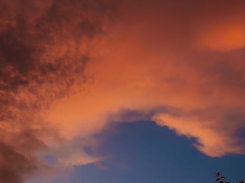 Бесплатное стоковое фото с закатное небо, золотой закат, красивое небо
