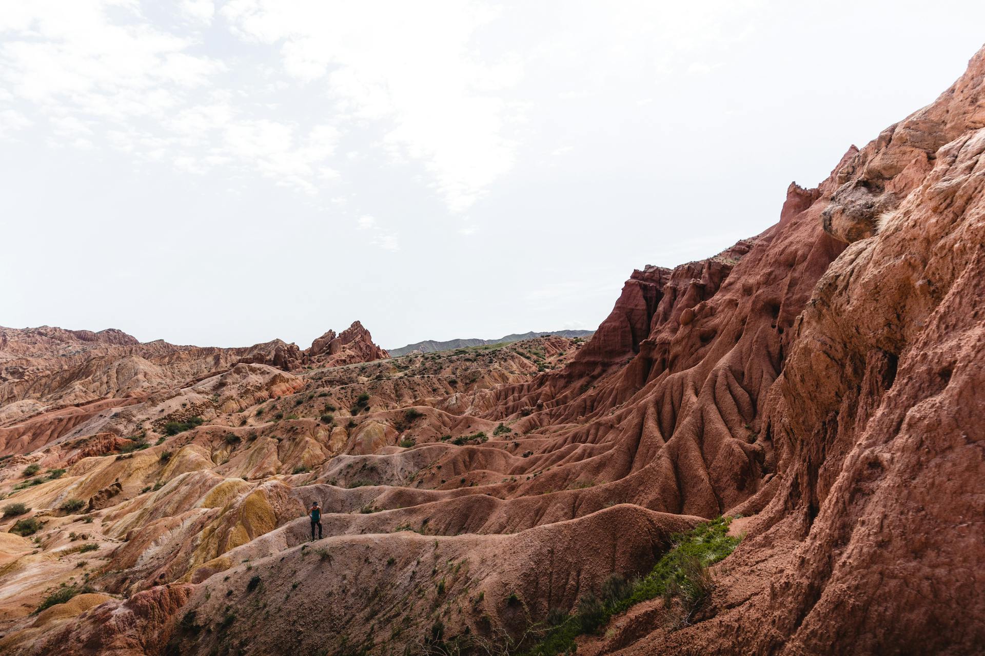 Fairytale Canyon in Issyk-Kul Region, Kirghistan