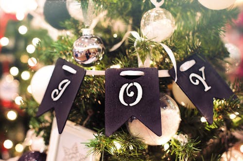 Close-up Photo of Christmas Decoration Hanging on Tree