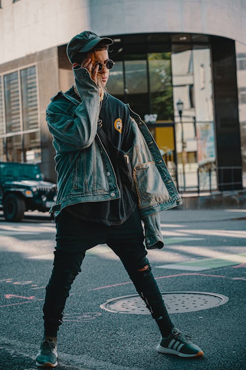 Man Standing On Road