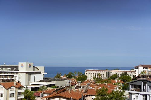 Δωρεάν στοκ φωτογραφιών με seaveiw, αρχιτεκτονική, γαλαζια θαλασσα