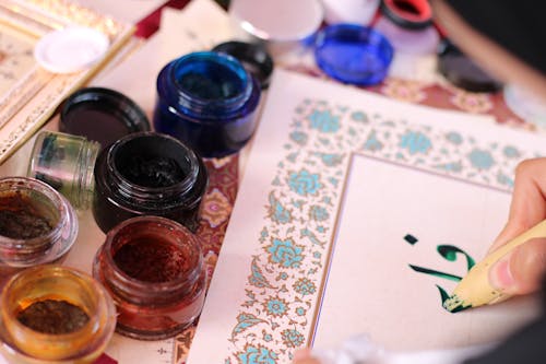 Free stock photo of arabic, arabic calligraphy, ink