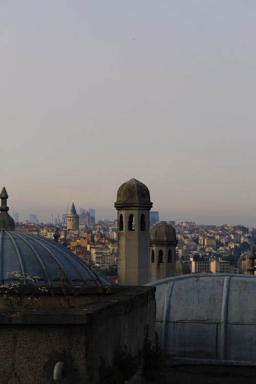 Foto stok gratis istanbul türkiye, menara galata, suleymaniye