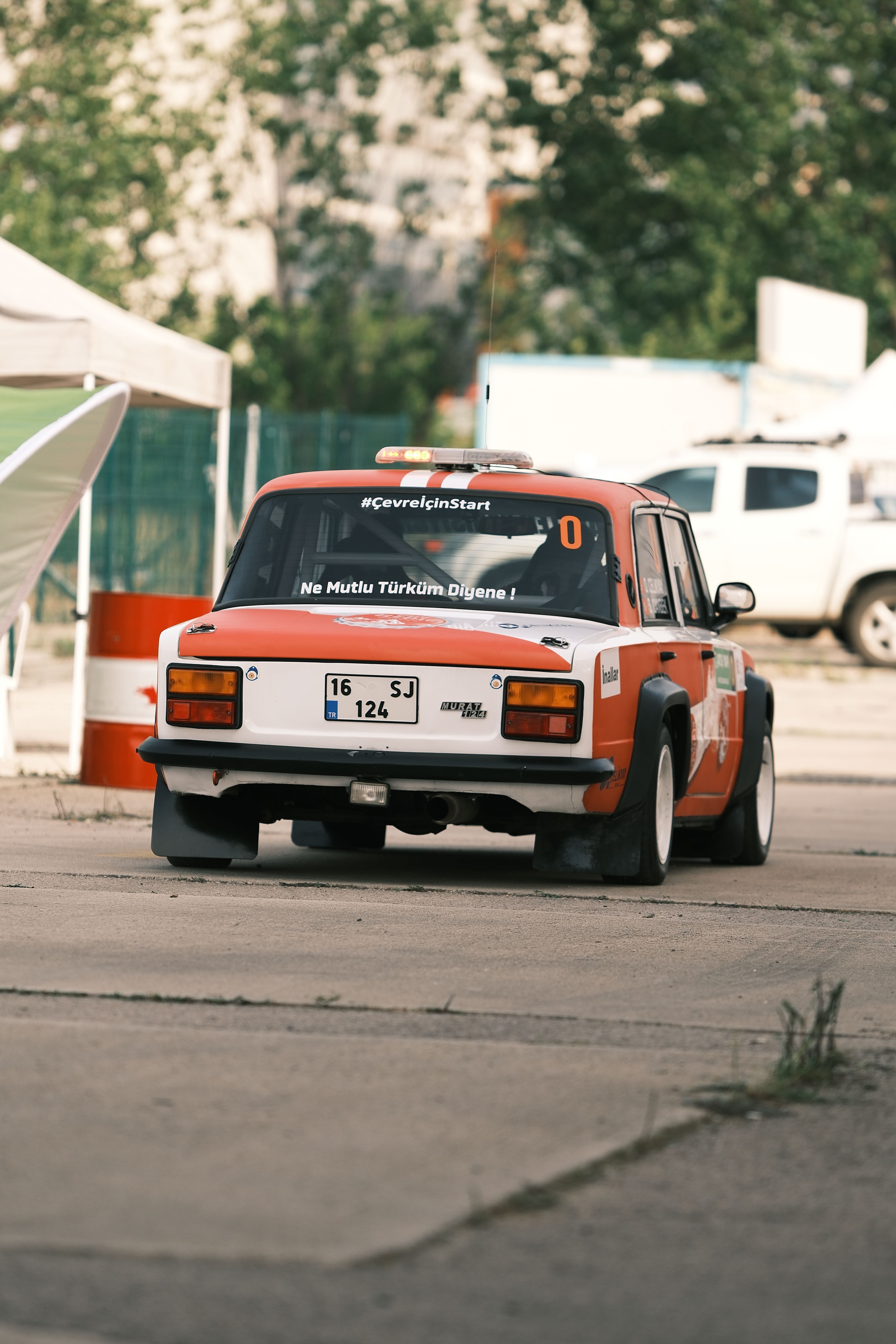 Back of a Red Lada 2107 · Free Stock Photo