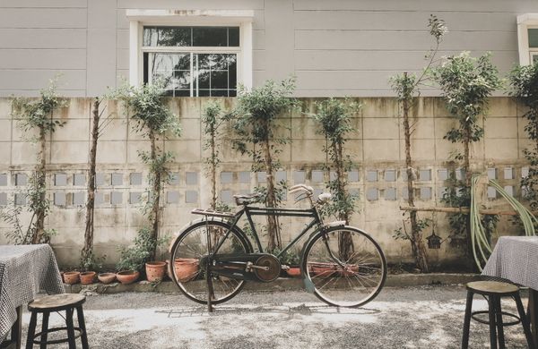 Vintage Black Bicycle