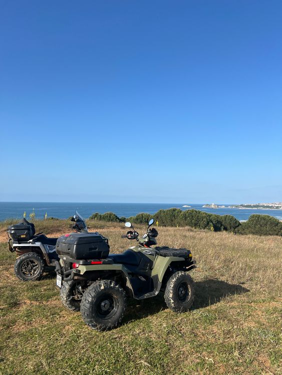 ATVs on Grassland Near Seashore · Free Stock Photo