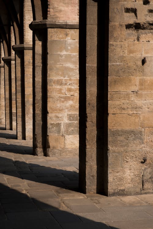 Free stock photo of brick, column, columns