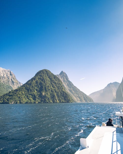 Photos gratuites de blue sky, boat, fjord