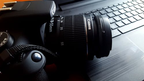 Free Close-up of Canon Camera Stock Photo