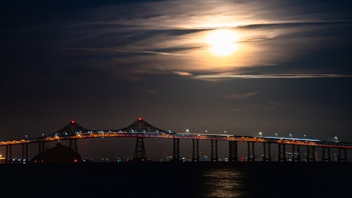 Free stock photo of bridge, bridges, night bridge