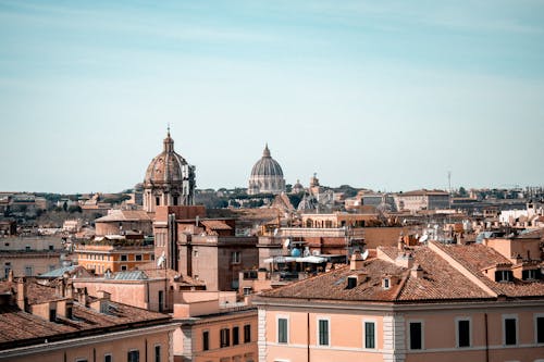 The view of rome from the top of a building
