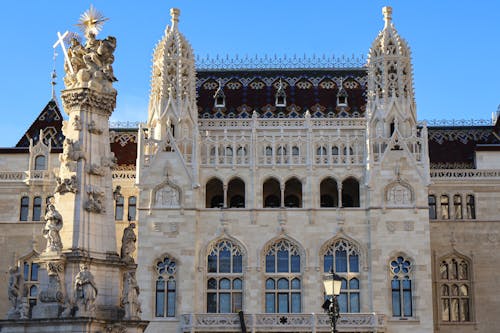 Ingyenes stockfotó ablakok, barokk építészet, Budapest témában