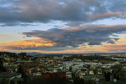 Ilmainen kuvapankkikuva tunnisteilla auringonlasku taivas, Budapest, hämärässä taivas