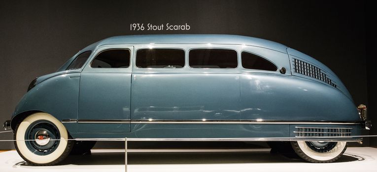 View of Vintage Car