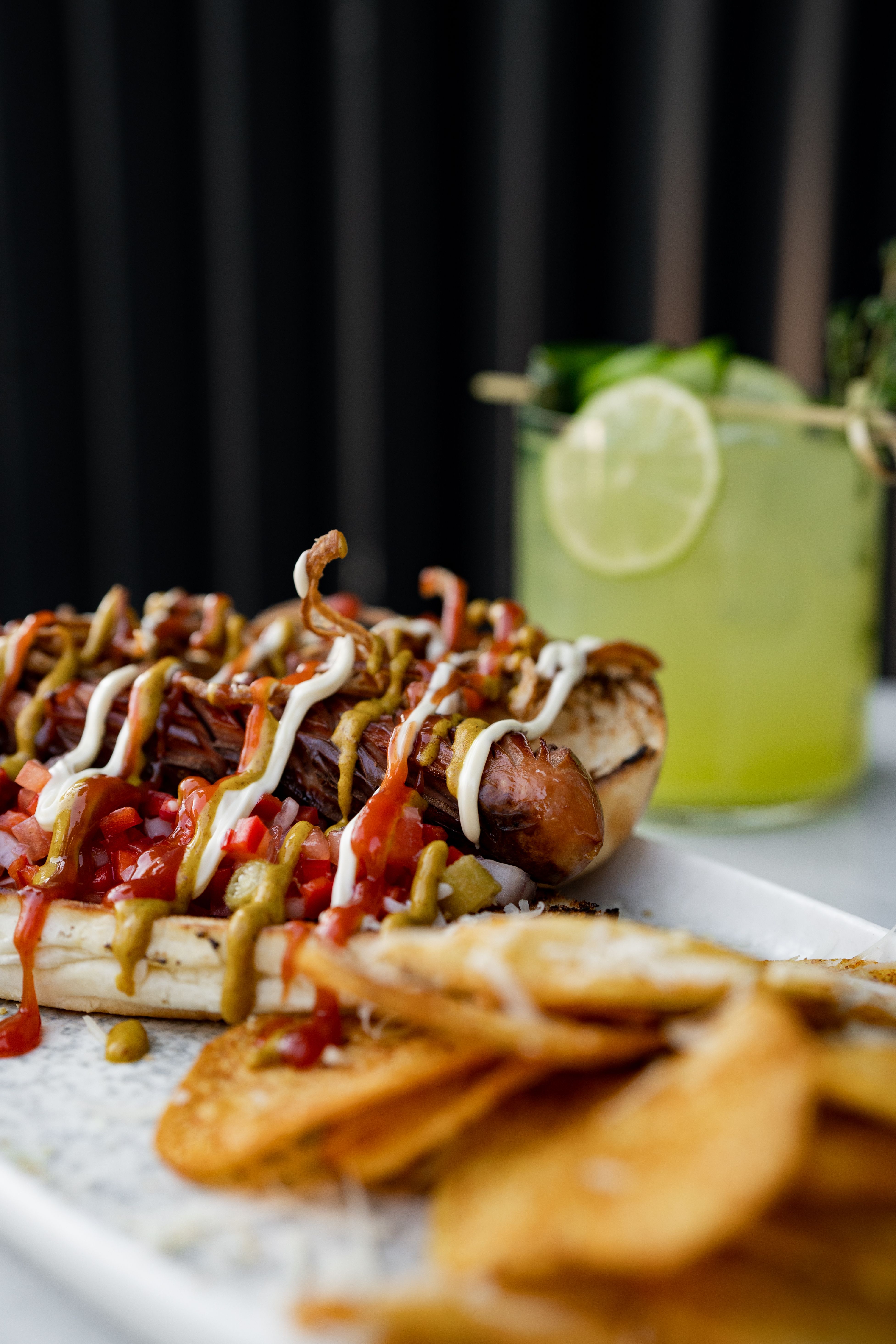 Hot Dog com Cheddar