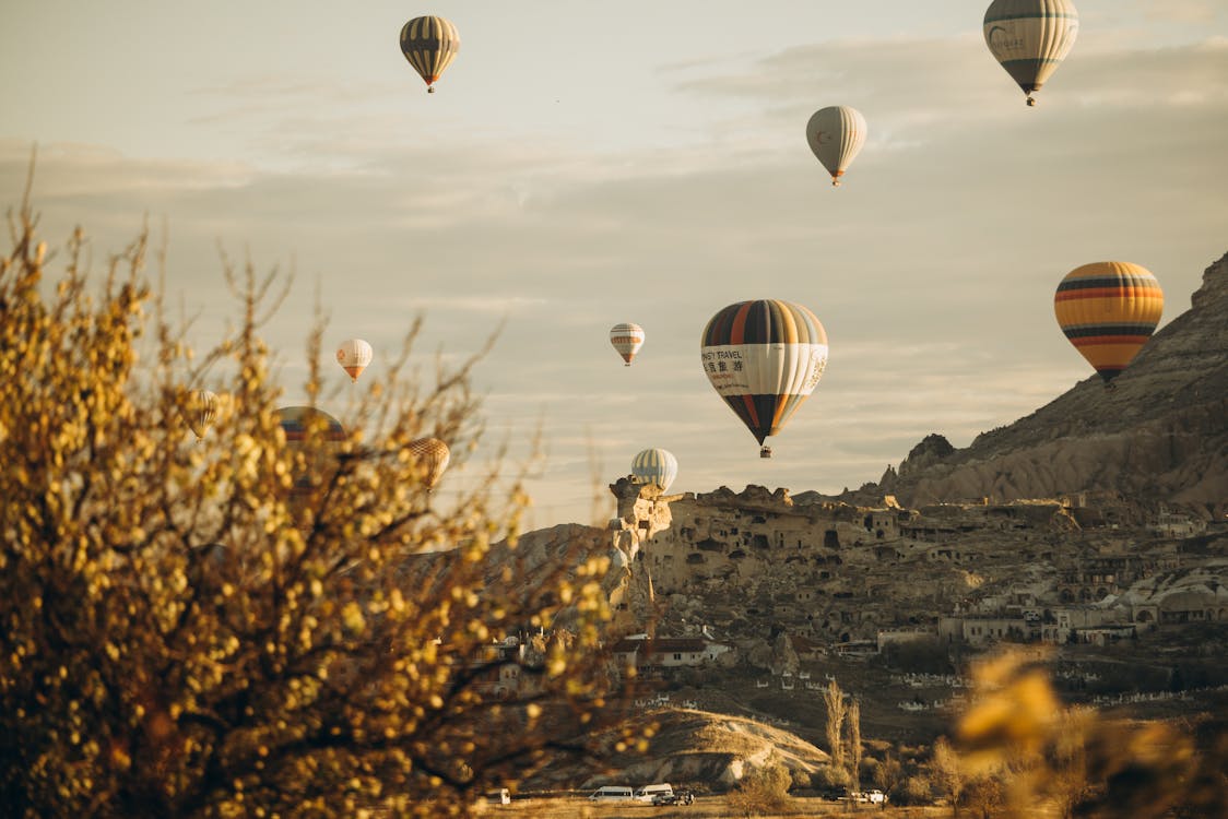 Ingyenes stockfotó ballon, este, fényképészet témában