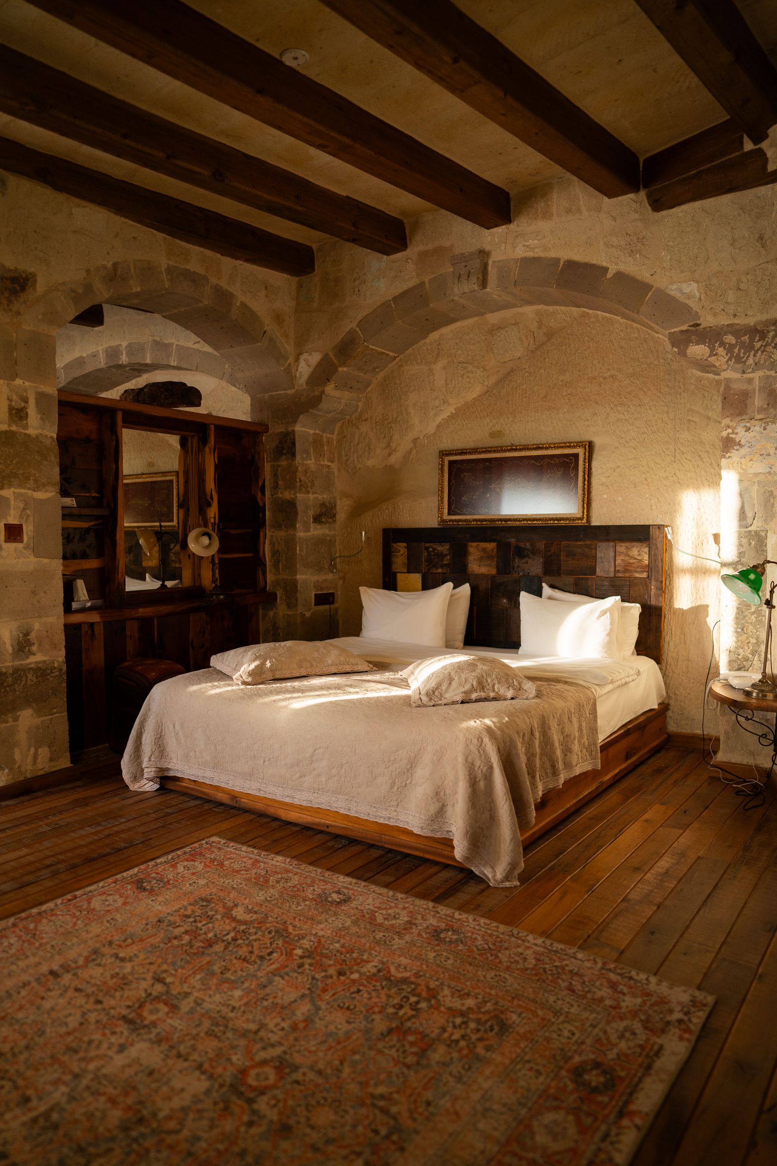 Dormitorio de lujo en una finca histórica