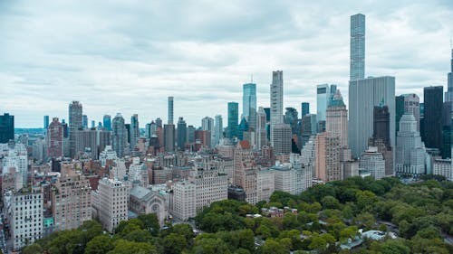 Free stock photo of 432 park avenue, central park, cloudy