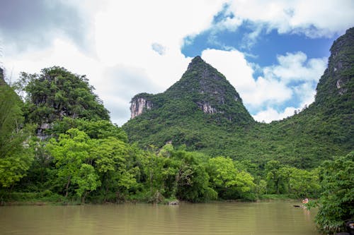 桂林山水, 遇龙河 的 免费素材图片