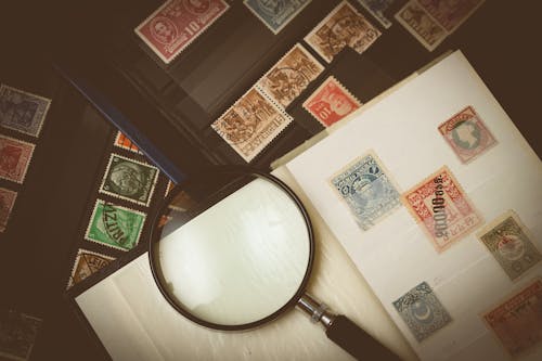 Kostenlos Briefmarkensammlung Stock-Foto