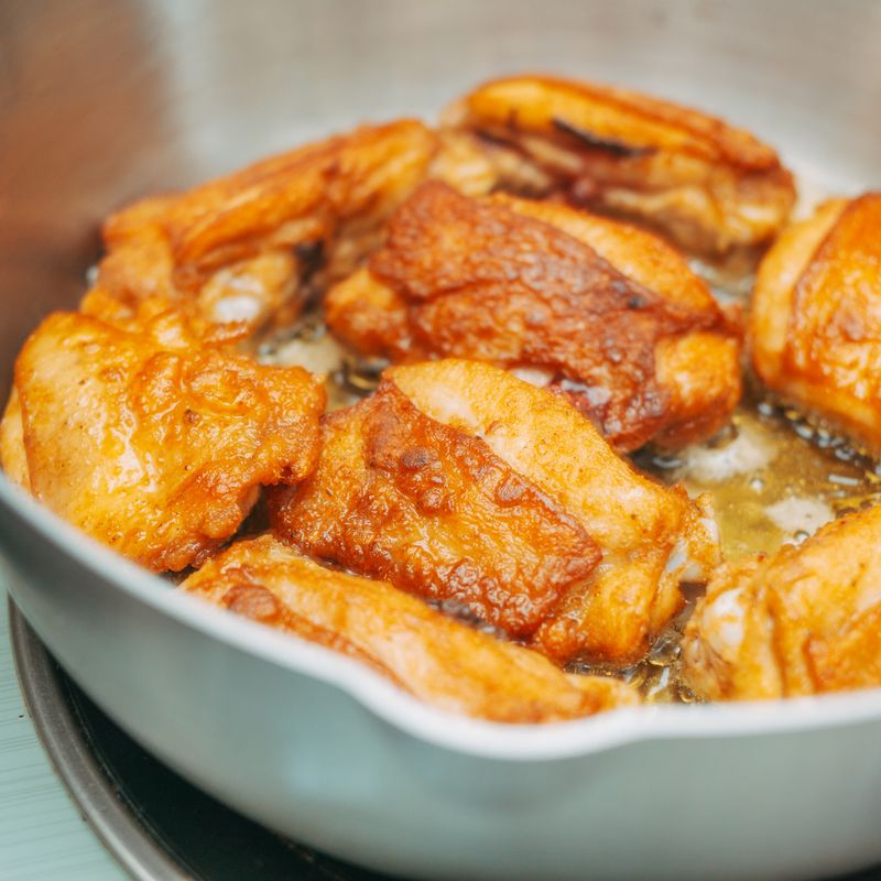 Juicy Pan-Fried Chicken Cheeseburgers