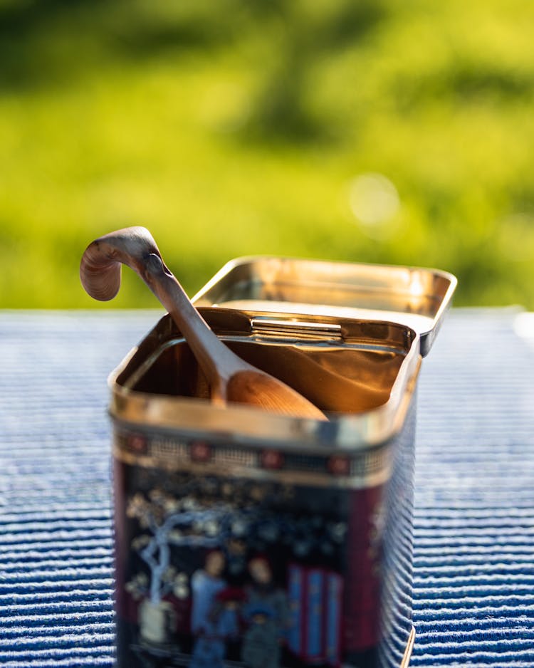 Red And Black Coffee Container