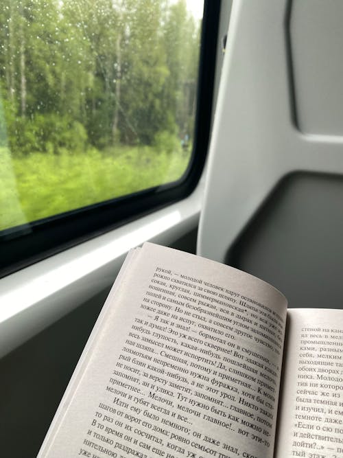 Free stock photo of open books, rail track, reading book