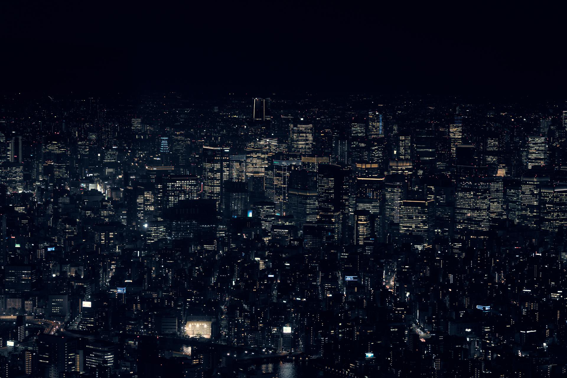 Panorama of Tokyo at Night