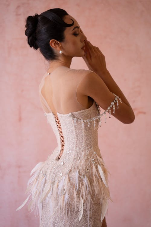 Foto profissional grátis de bonita, cabelo, casamento