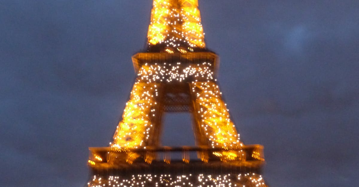 Low Angle View of Illuminated Tower at Night