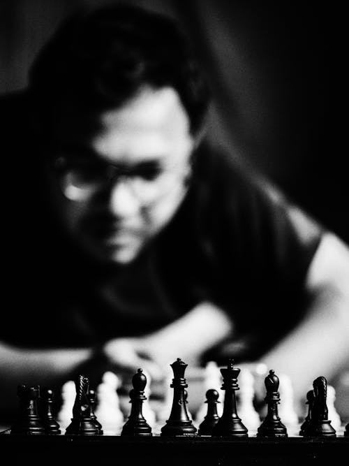 Free stock photo of art photo, bnw, chess