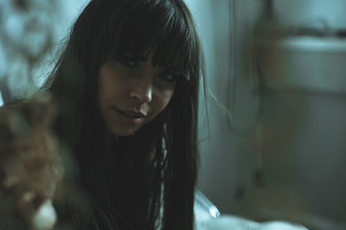 Selective Focus Close Up Photo Of Smiling Woman