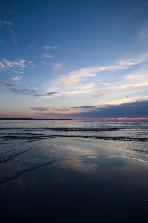 Beach at Dusk · Free Stock Photo