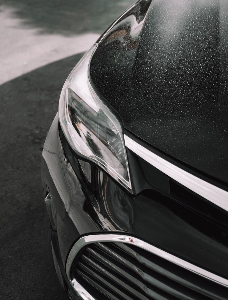 Car lighting study — stock photo