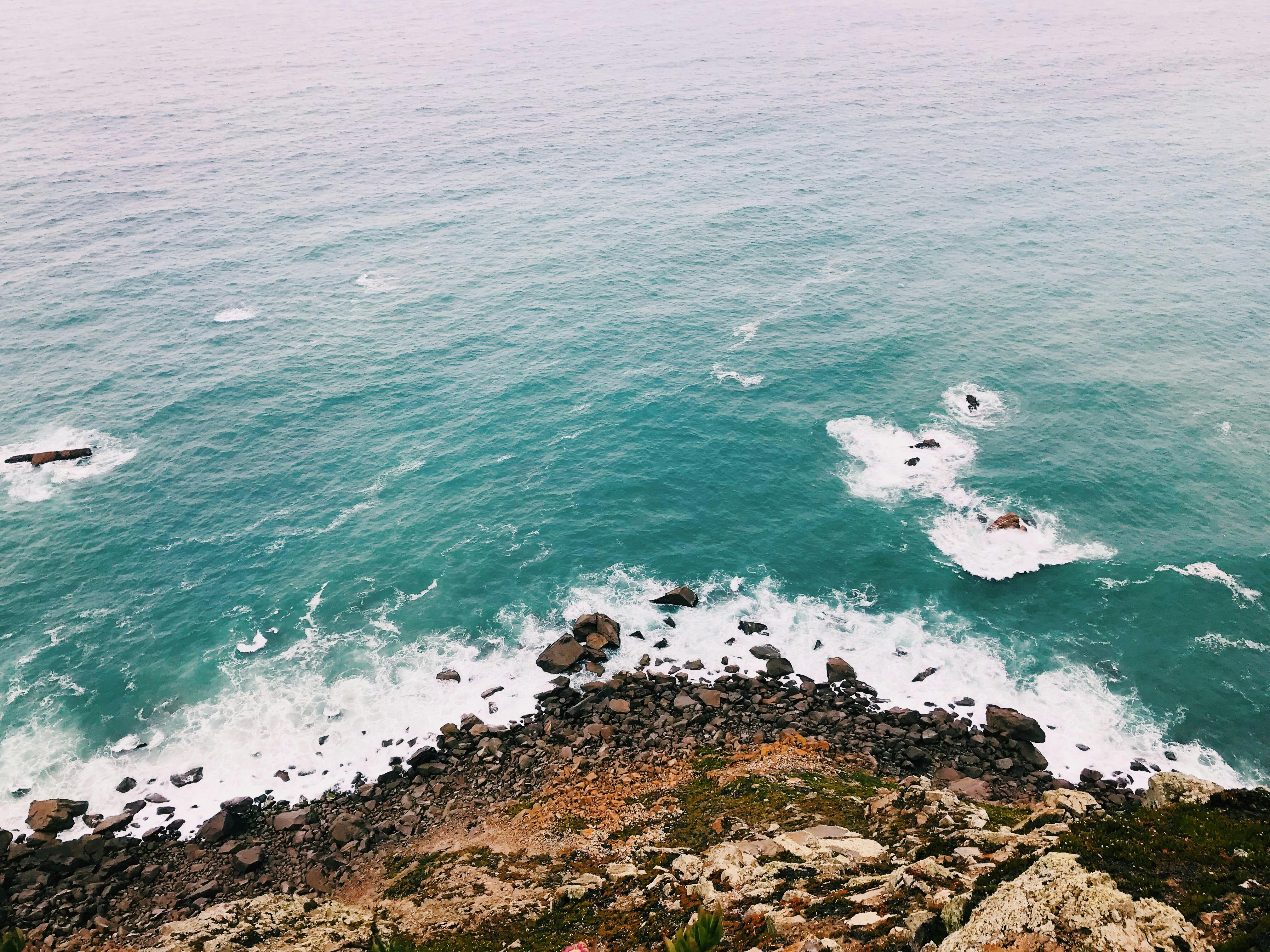 bird s eye view of ocean during daytime