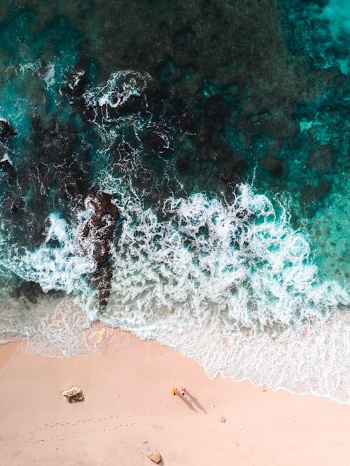 Δωρεάν στοκ φωτογραφιών με drone, oceanshore, ακτή