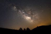 博特夫格勒保加利亚山区的上空，银河景观令人惊叹