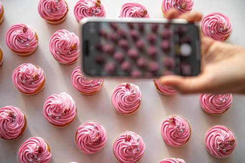 Free stock photo of cookie, cupcake, food presentation