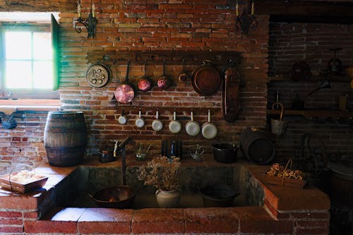 Free stock photo of antics, historical architecture, kitchen