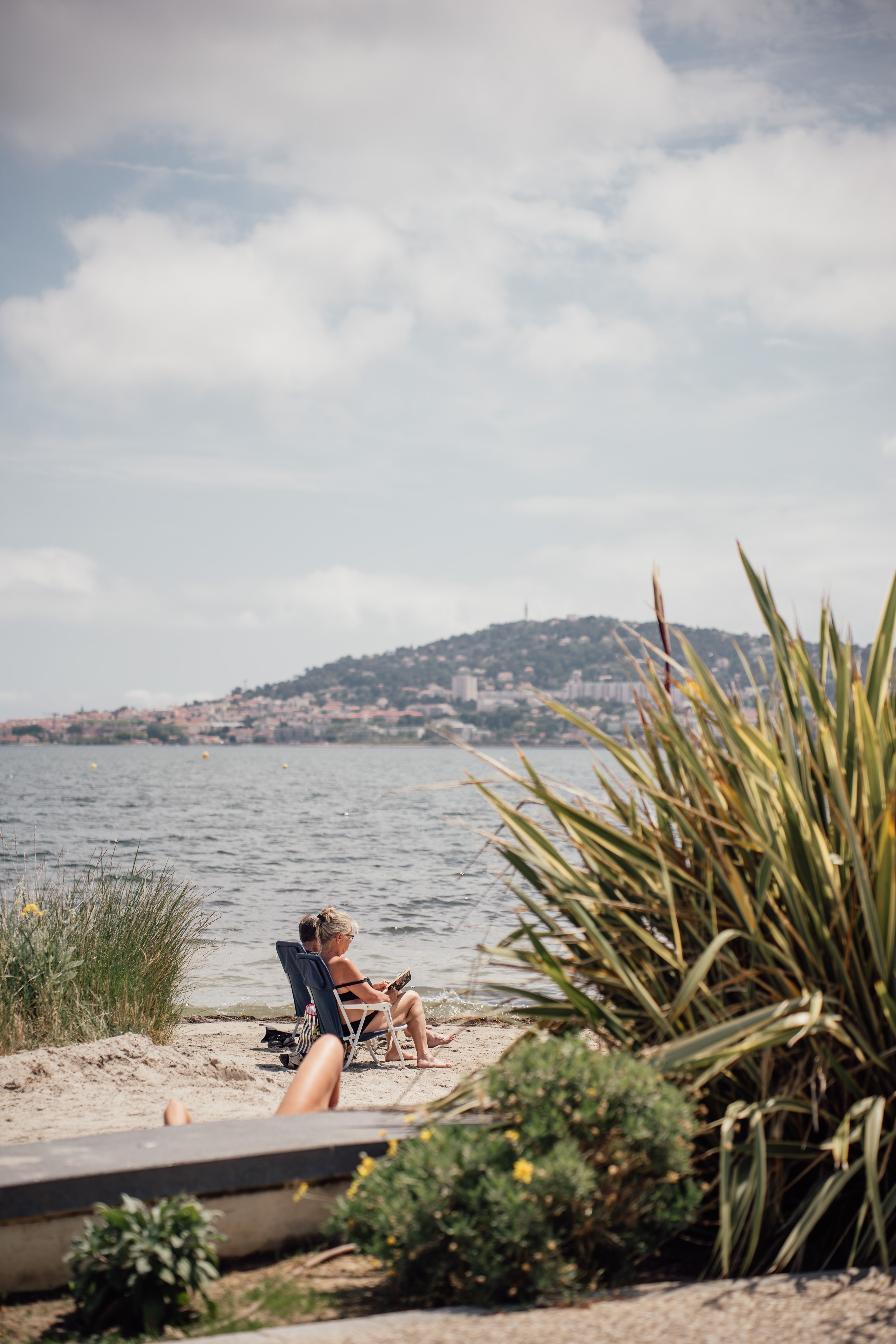 Candid Photo of People Sunbathing on the Beach · Free Stock Photo