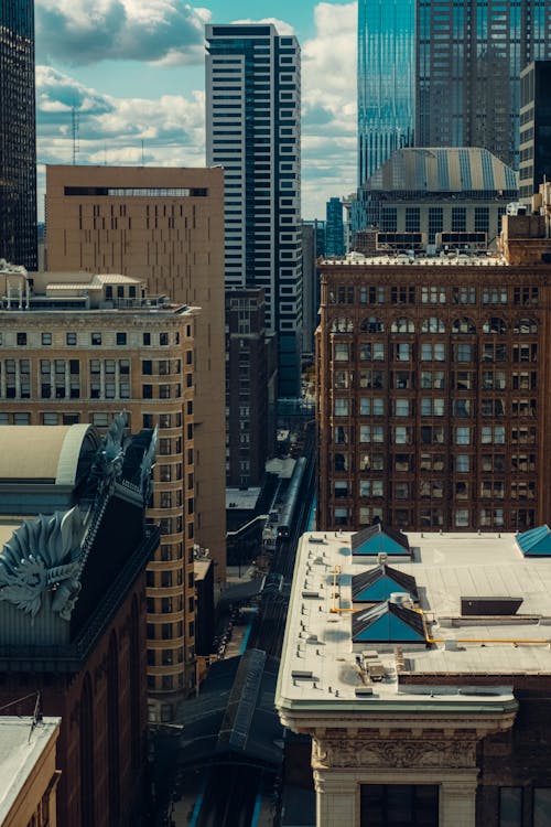 50mm, 거리, 건물의 무료 스톡 사진