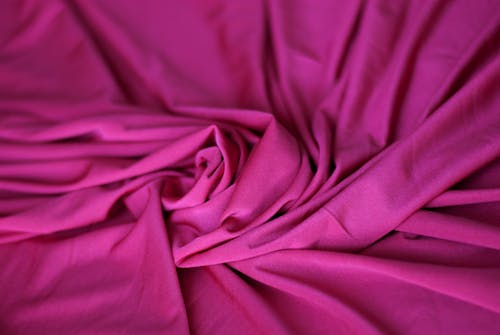 A close up of a pink fabric
